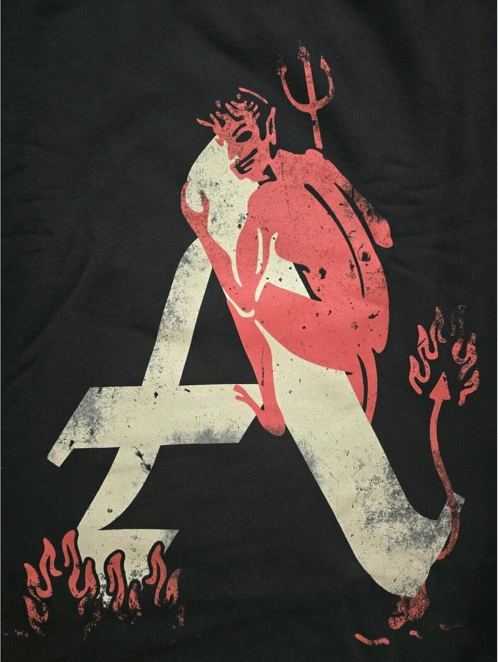Abuja Bodega “Evil Ways” Black Sweatshirt Oversized Small - Picture 1 of 5